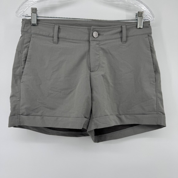 Free Fly Womens Small Gray Stretch Bamboo Blend Performance Cuffed Shorts - Picture 1 of 5